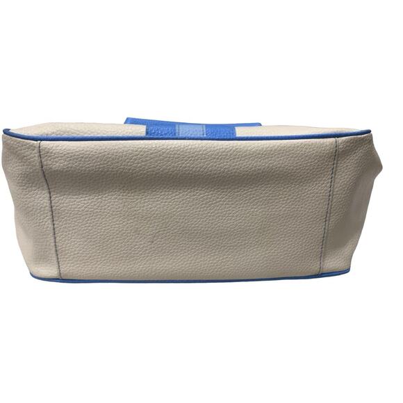 Vintage Estee Lauder Tote Bag Purse Beach with Pouch‎ Beige Blue - Picture 7 of 9